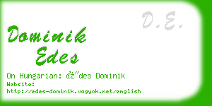 dominik edes business card